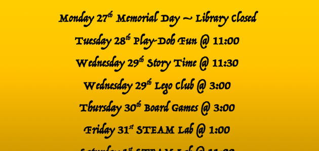 Youth Activities at the Library